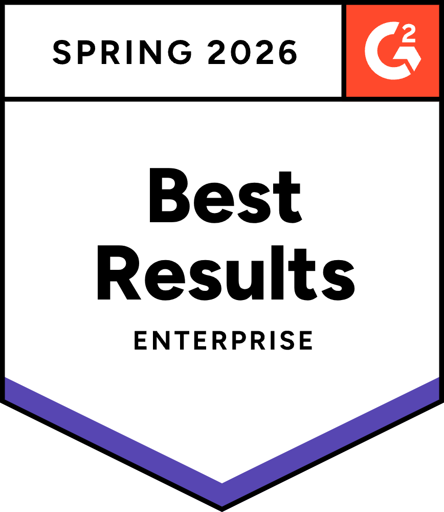 G2’s Best Relationship in Enterprise award for Summer 2024