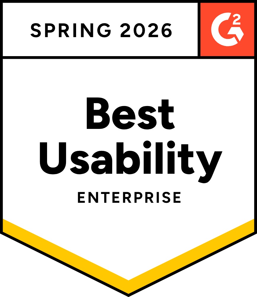 G2 Best Usability for Social Media Monitoring - Enterprise - Winter 2026